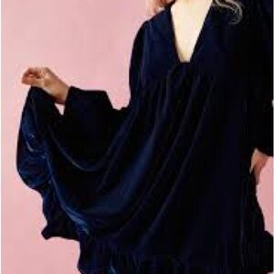 Free People Navy Blue Dress